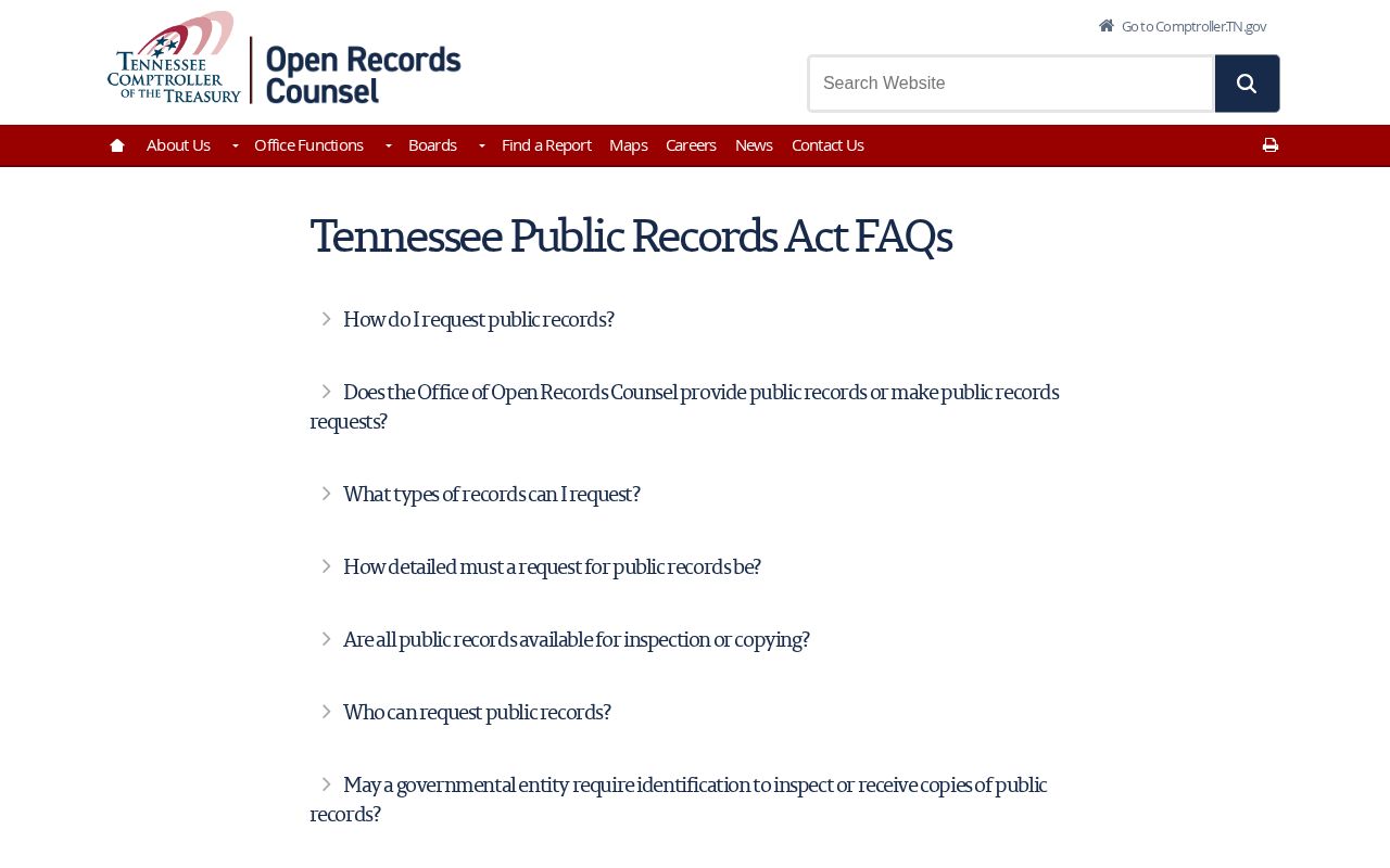 Trousdale County 72-hour release open records request information